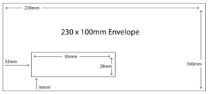 Guide to Common Envelope Window Positions | Glide Print are your local ...